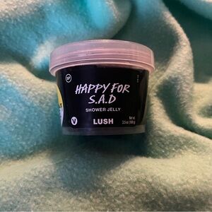 Lush Cosmetics Happy for S.A.D. Sad shower jelly Kitchen August 2024 box